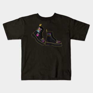 Doc Martens Tattoo Design Kids T-Shirt